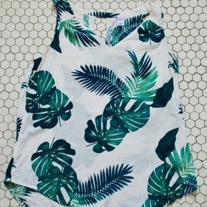 Blue-green Tropical tank